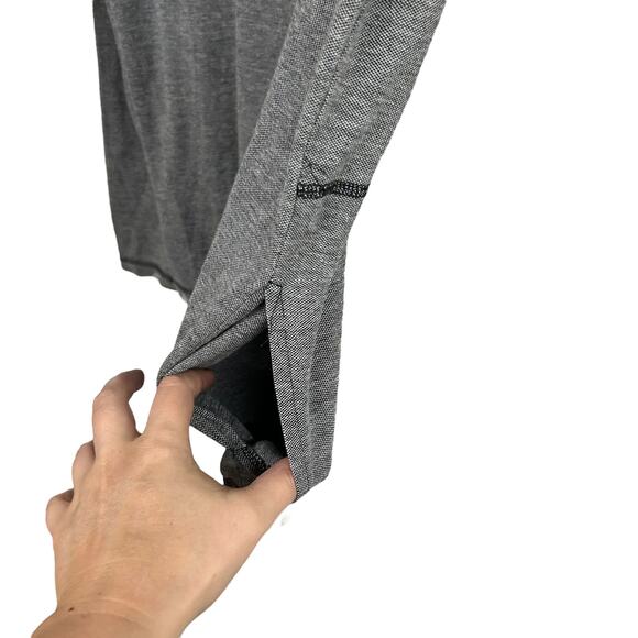 California Casual Hooded Henley Sweatshirt Ezekiel Gray Medium - Picture 3 of 7